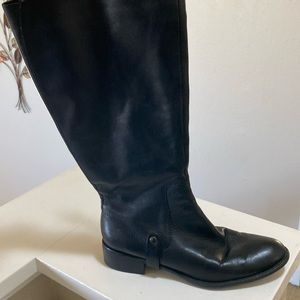 Franco Sarto Black Heeled Boots